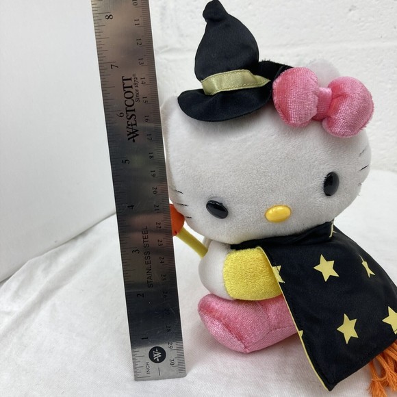 Y2K RARE Hello Kitty Witch HalloweenCollectible Plushie Stuffed Animal, Sanrio - Picture 15 of 15